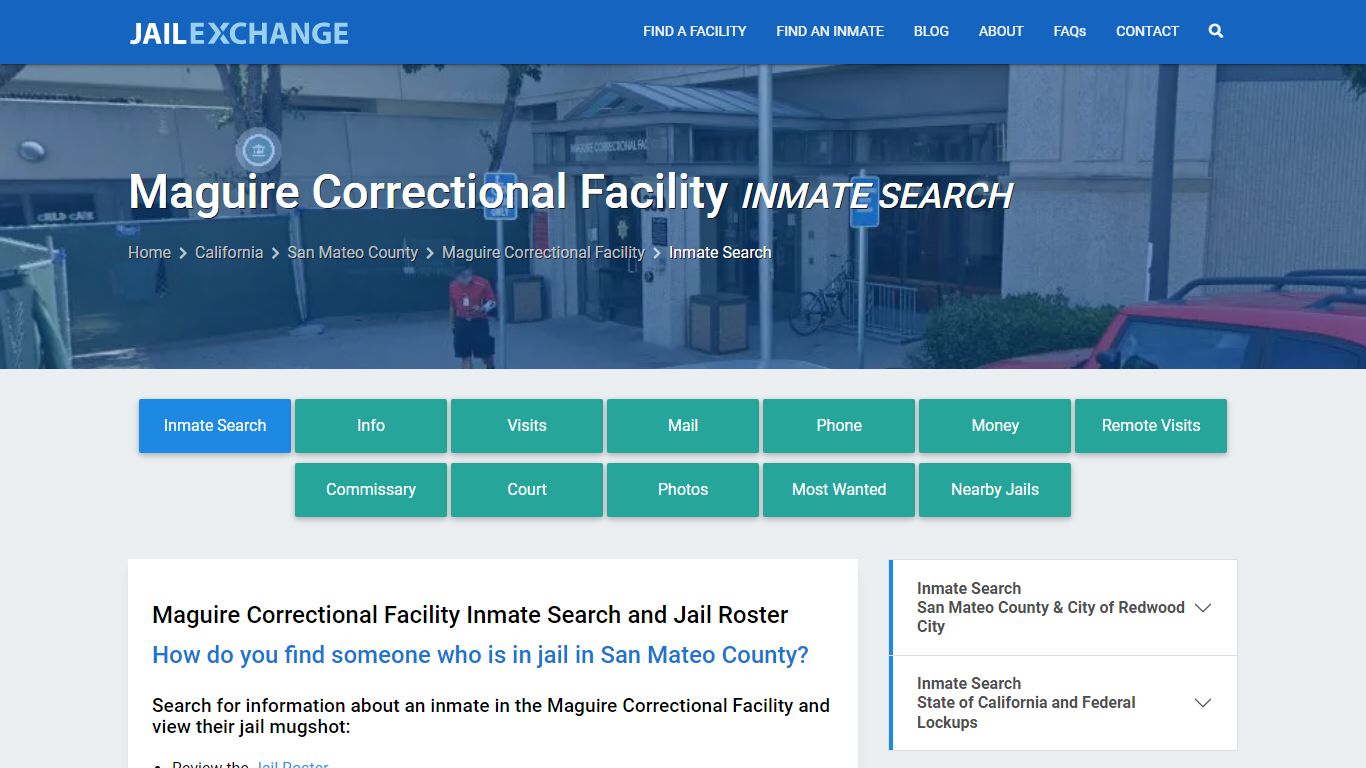 Maguire Correctional Facility Inmate Search - Jail Exchange